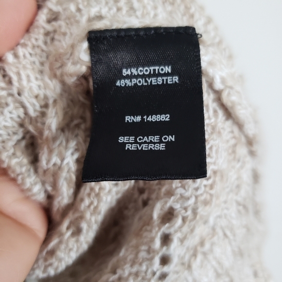 Torrid 3/4 Tan Marl Open Front Shrug/ Cardigan Size 1X - Picture 9 of 13